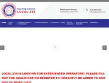 Tablet Screenshot of local234.com